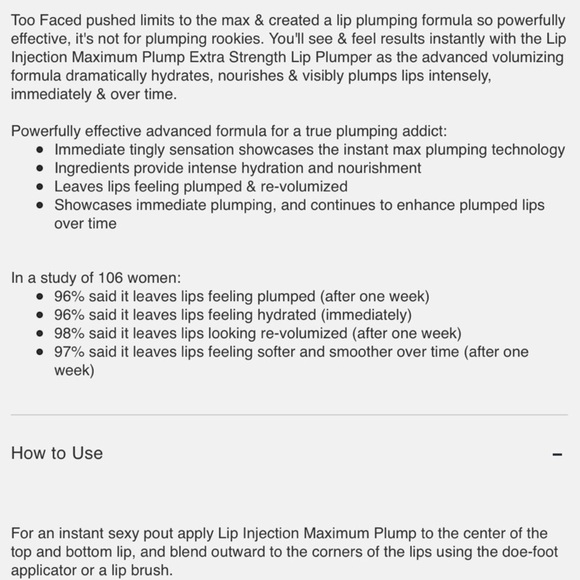 Too Faced Lip Injection Maximum Plump Lip Plumper Lipgloss - Picture 16 of 16